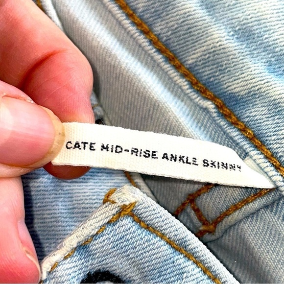 Rag & Bone Cate Mid-Rise Skinny Jeans – Light Blue, Size 26 - Picture 11 of 16